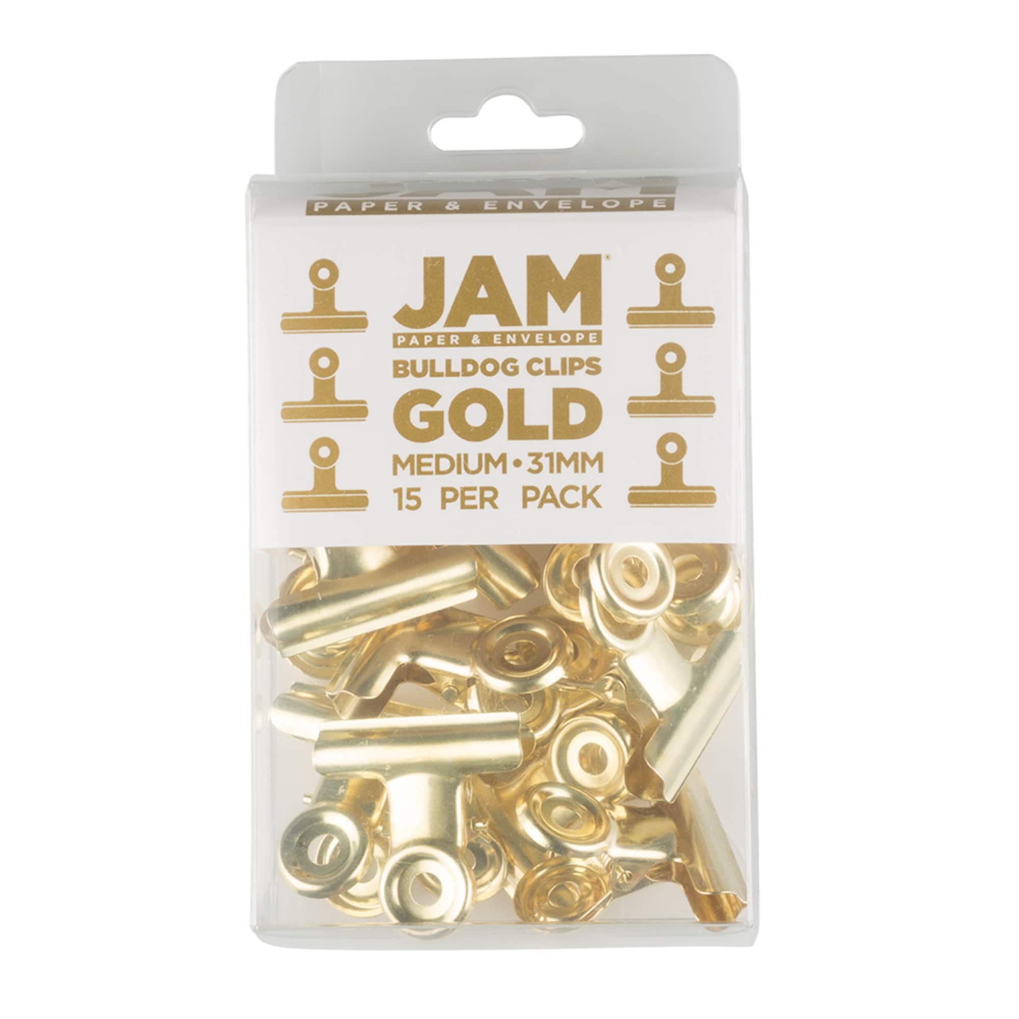 JAM Paper 31mm Metal Bulldog Clips